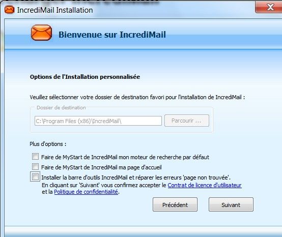 comment réparer incredimail